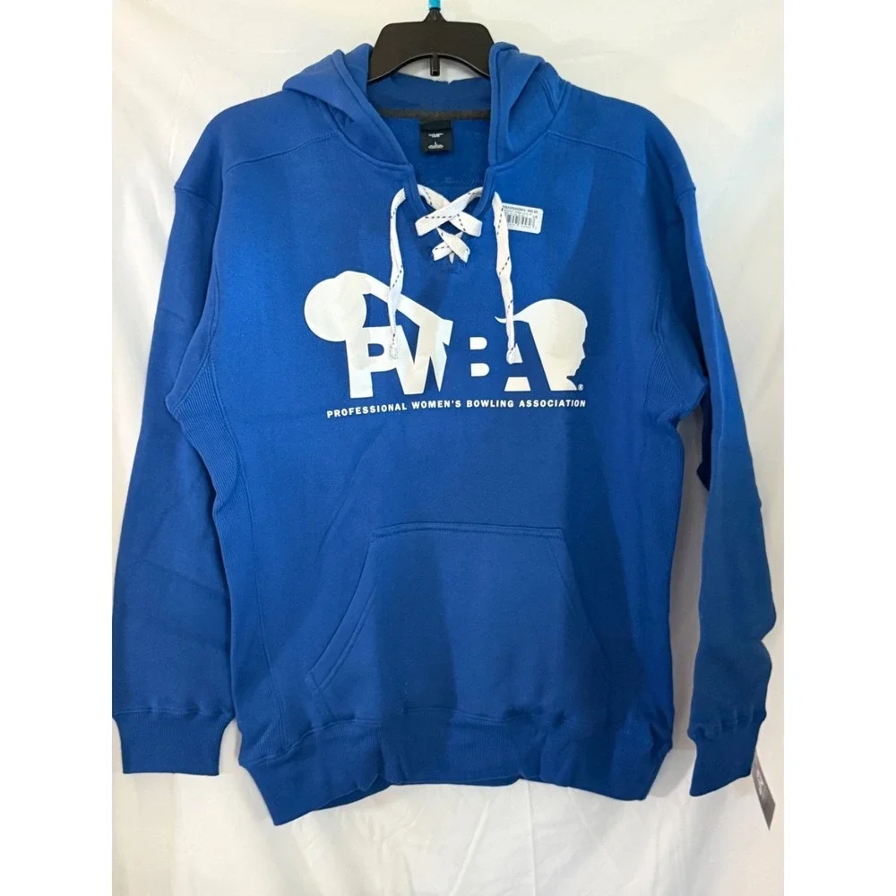 J America PWBA Hoodie Large Blue Pullover Sweatshirt NWT $65 Retail